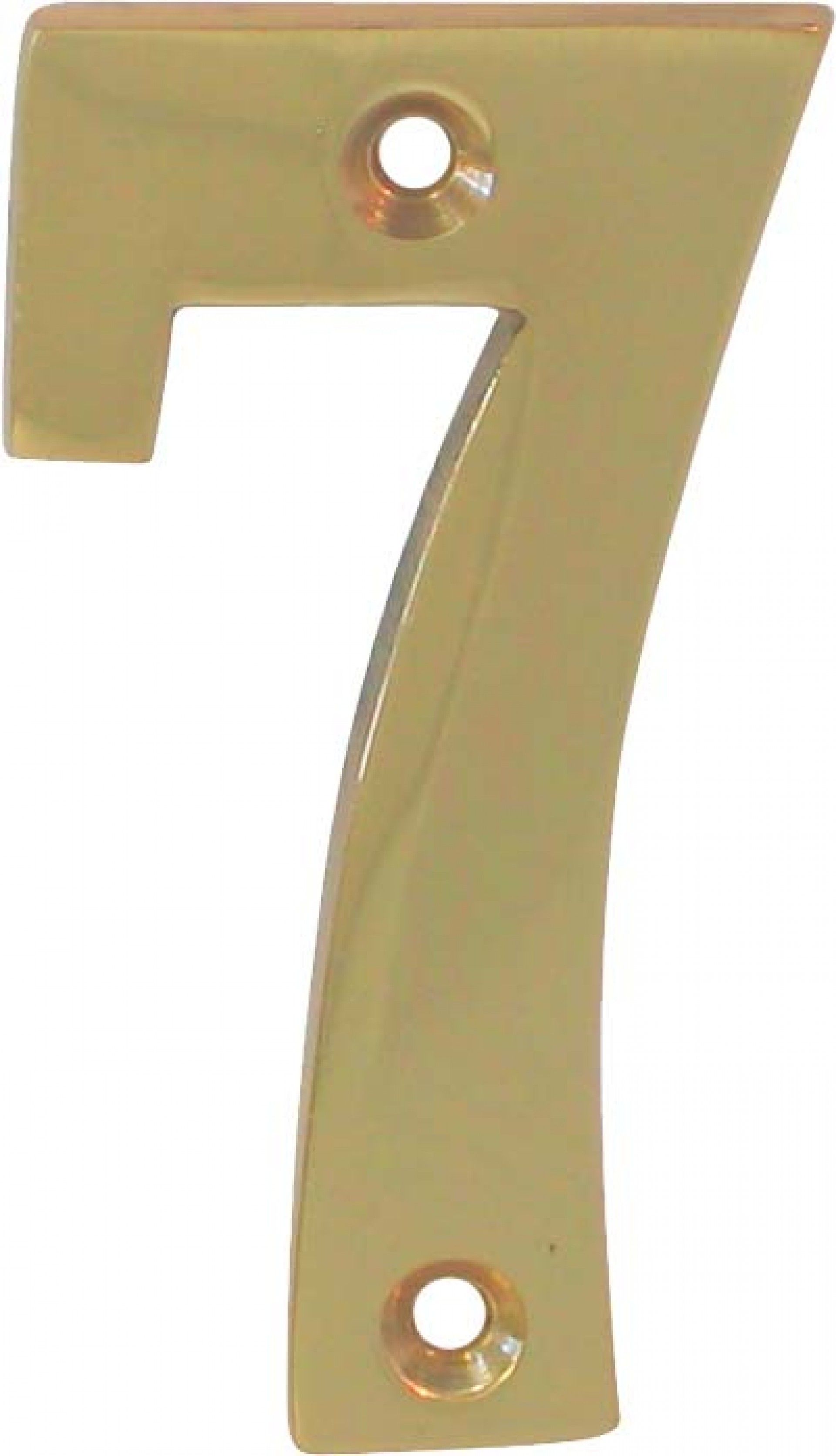 Algarismo 7 Latão Polido 65mm