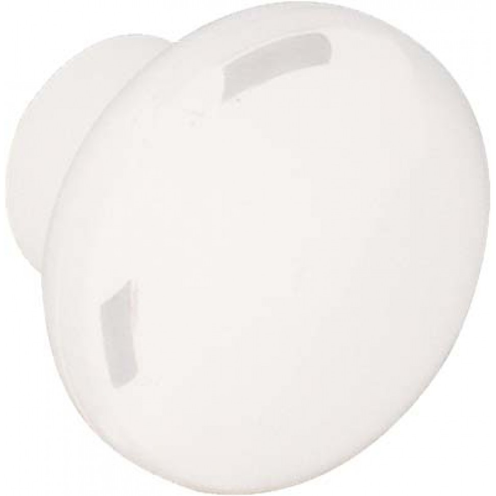 Puxador De M�vel Pl�stico Branco 35mm