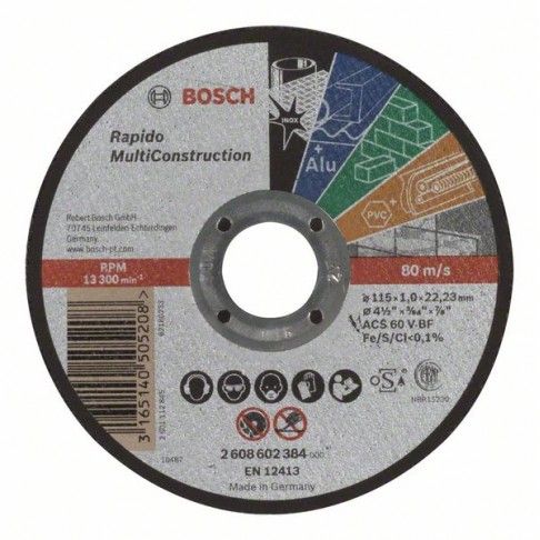 Disco Corte Carbide Multi Whell 115 mm Disco Corte Carbide Multi Whell 115 mm