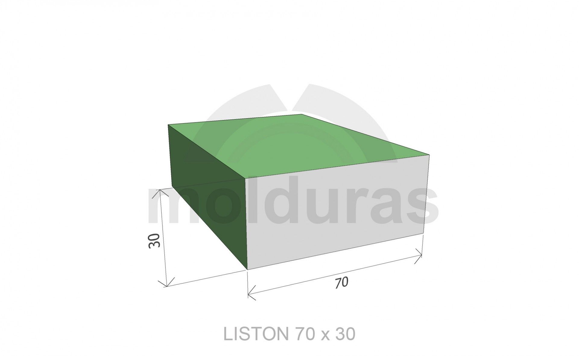 Ripa Abeto Aplainada 30x70x2400mm