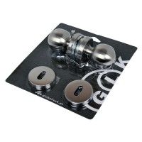Puxador bola duplo 50mm Inox Satinado Puxador bola duplo 50mm Inox Satinado