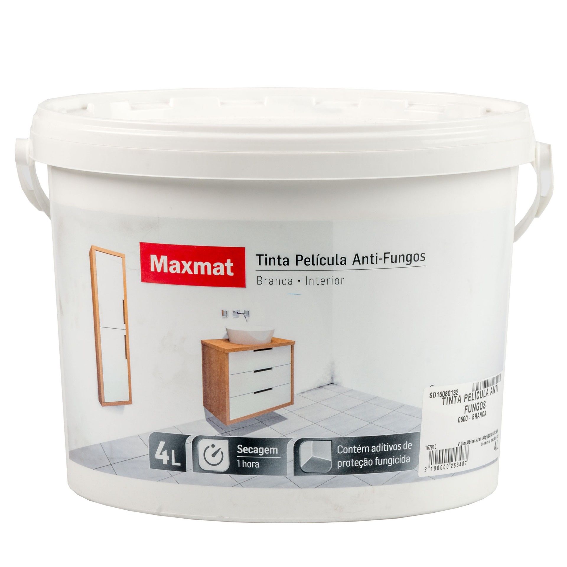 Tinta Plástica Antifungos 4L