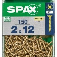 SPAX CP YELLOX 2x12mm M SPAX CP YELLOX 2x12mm M