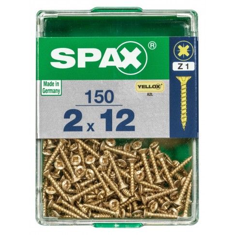 SPAX CP YELLOX 2x12mm M SPAX CP YELLOX 2x12mm M
