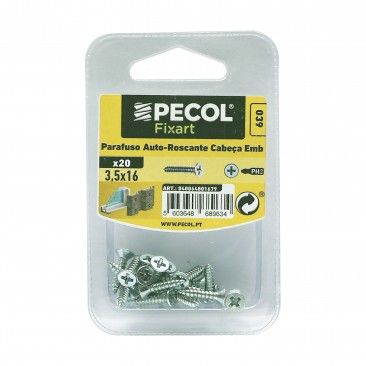 Parafuso para Chapa Cabe�a Embeber 3,5x16 