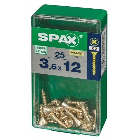 SPAX CP YELLOX 3,5x12mm S 