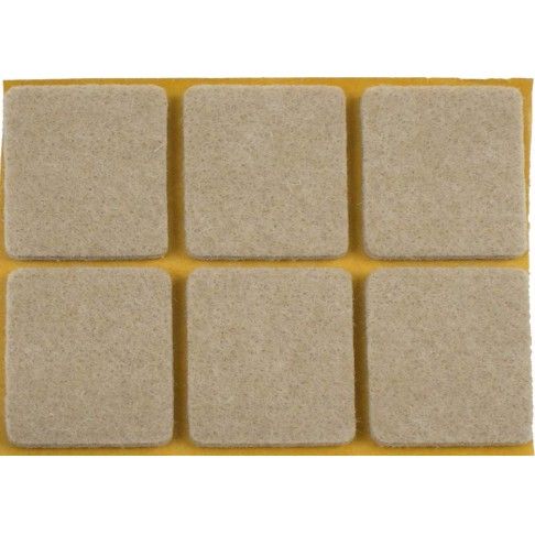 Feltros Adesivos 20x20mm 12 unidades Feltros Adesivos 20x20mm 12 unidades