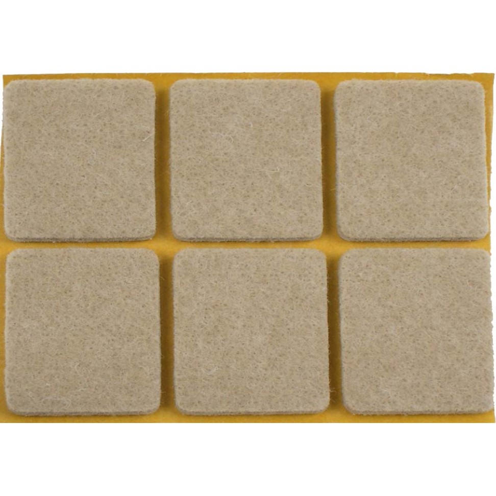 Feltros Adesivos 20x20mm 12 unidades Feltros Adesivos 20x20mm 12 unidades