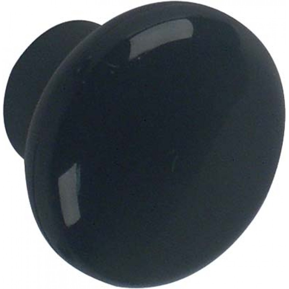 Puxador De M�vel Pl�stico Preto 35mm