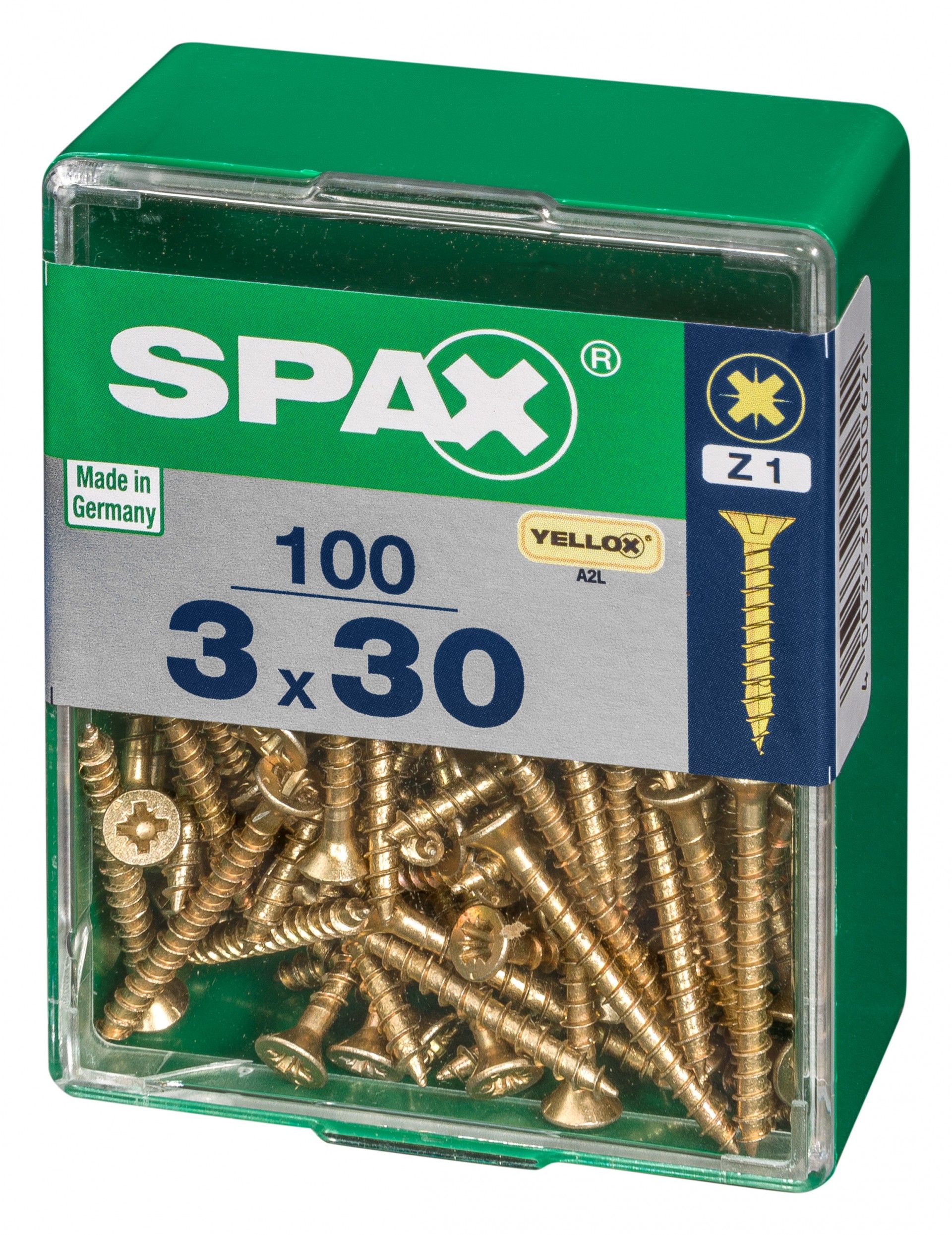 SPAX CP YELLOX 3x30mm M