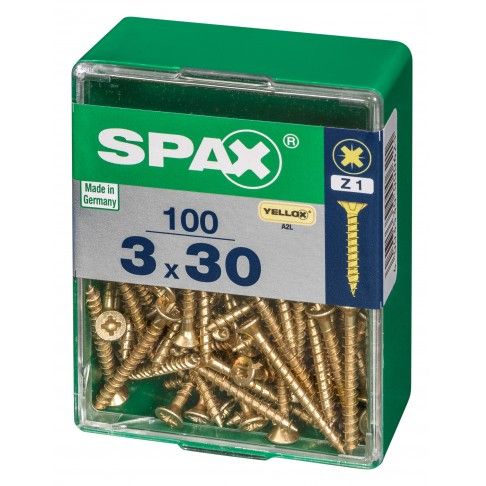 SPAX CP YELLOX 3x30mm M SPAX CP YELLOX 3x30mm M