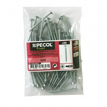 Parafuso  Aglomerado Cabe�a Embeber 4x50