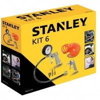 Kit Ar Comprimido STANLEY 6 Peças Kit Ar Comprimido STANLEY 6 Peças