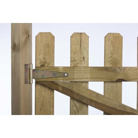 Dobradia 'T' Americana Preto 102mm