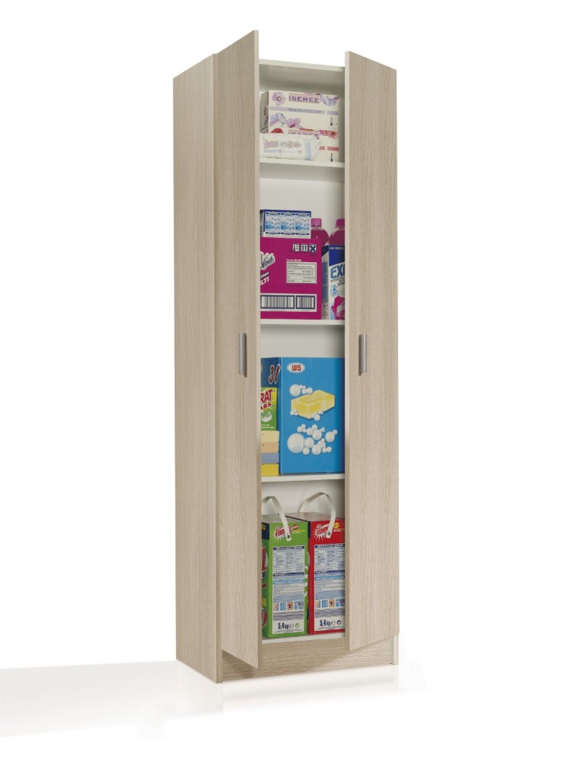 Armário Multiusos Alto Carvalho 2 Portas