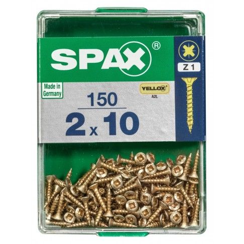 SPAX CP YELLOX 2x10mm M SPAX CP YELLOX 2x10mm M
