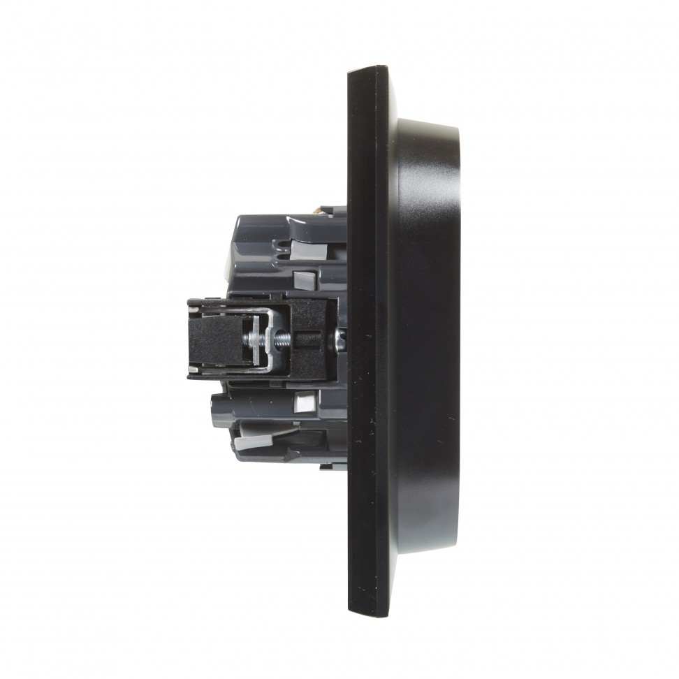 Tomada Dupla C/Terra S�rie Nilo� Step Antracite