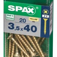 SPAX CP YELLOX 3,5x40mm S SPAX CP YELLOX 3,5x40mm S