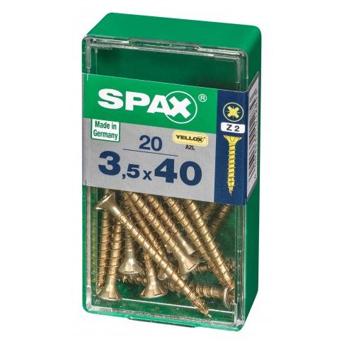 SPAX CP YELLOX 3,5x40mm S SPAX CP YELLOX 3,5x40mm S