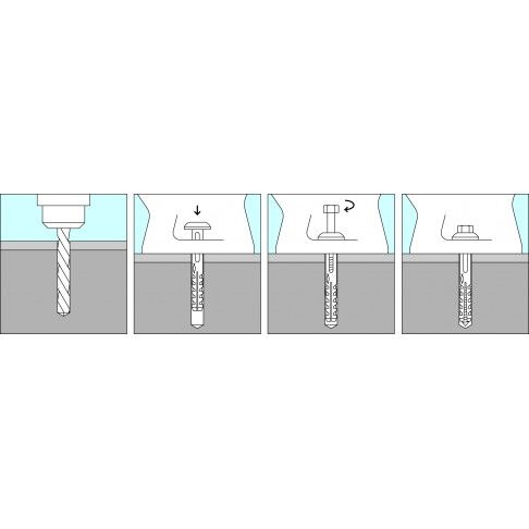 Conjunto Fischer Fixação Sanitários Latão Conjunto Fischer Fixação Sanitários Latão