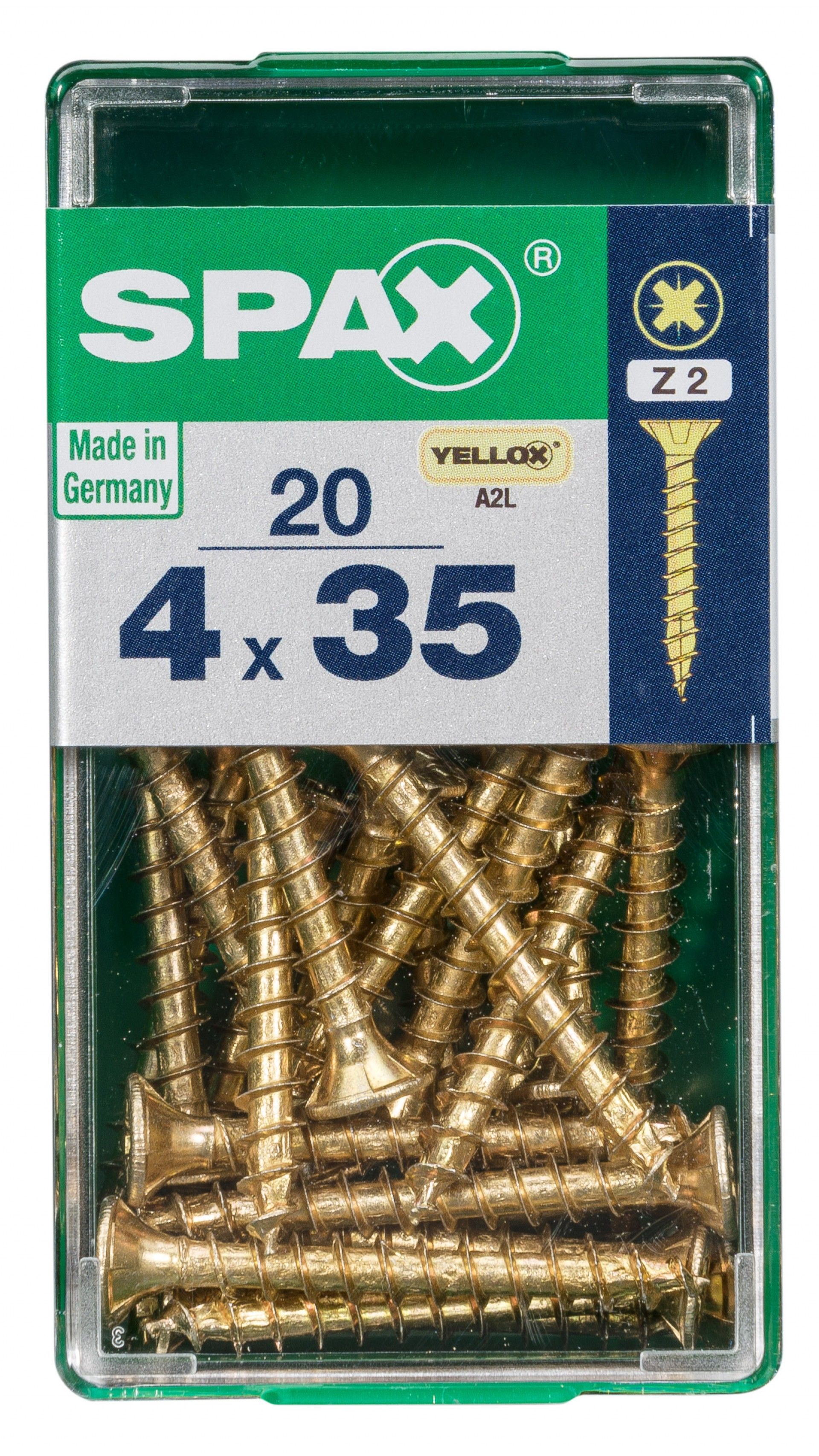 SPAX CP YELLOX 4x35mm S