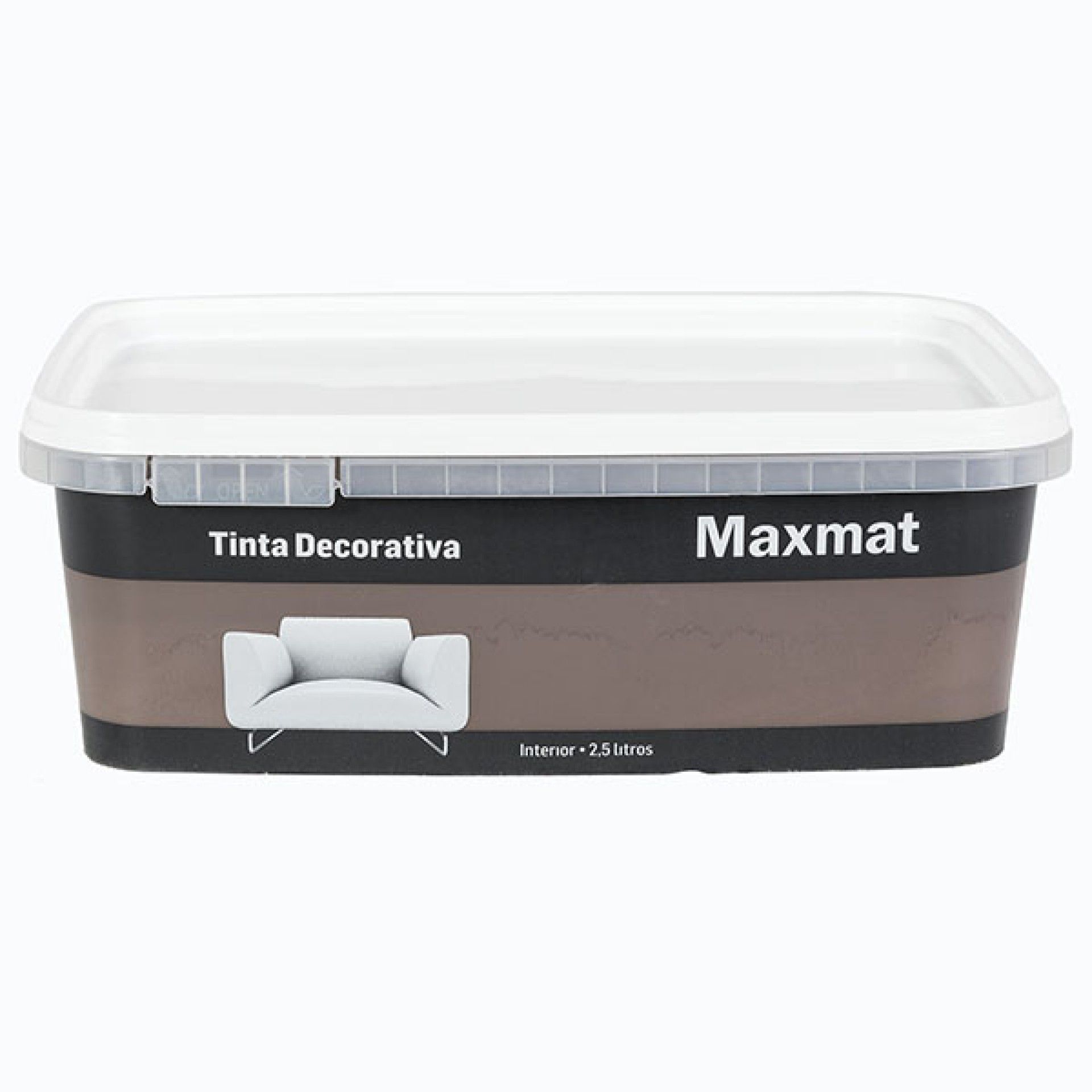 Tinta Decorativa 2,5L Castanho SãoTomé