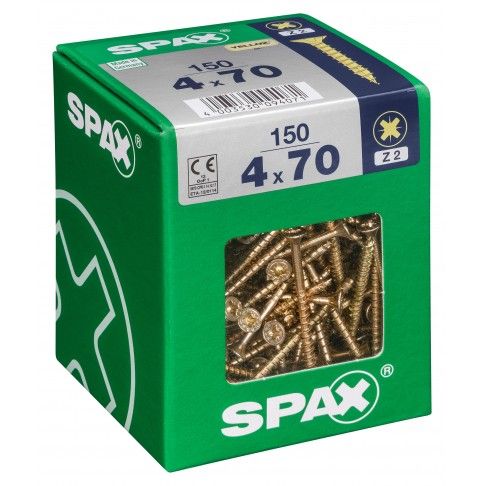 SPAX CP YELLOX 4x70mm XL SPAX CP YELLOX 4x70mm XL