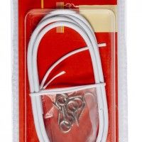 Cabo Plastificado Branco 1m Cabo Plastificado Branco 1m