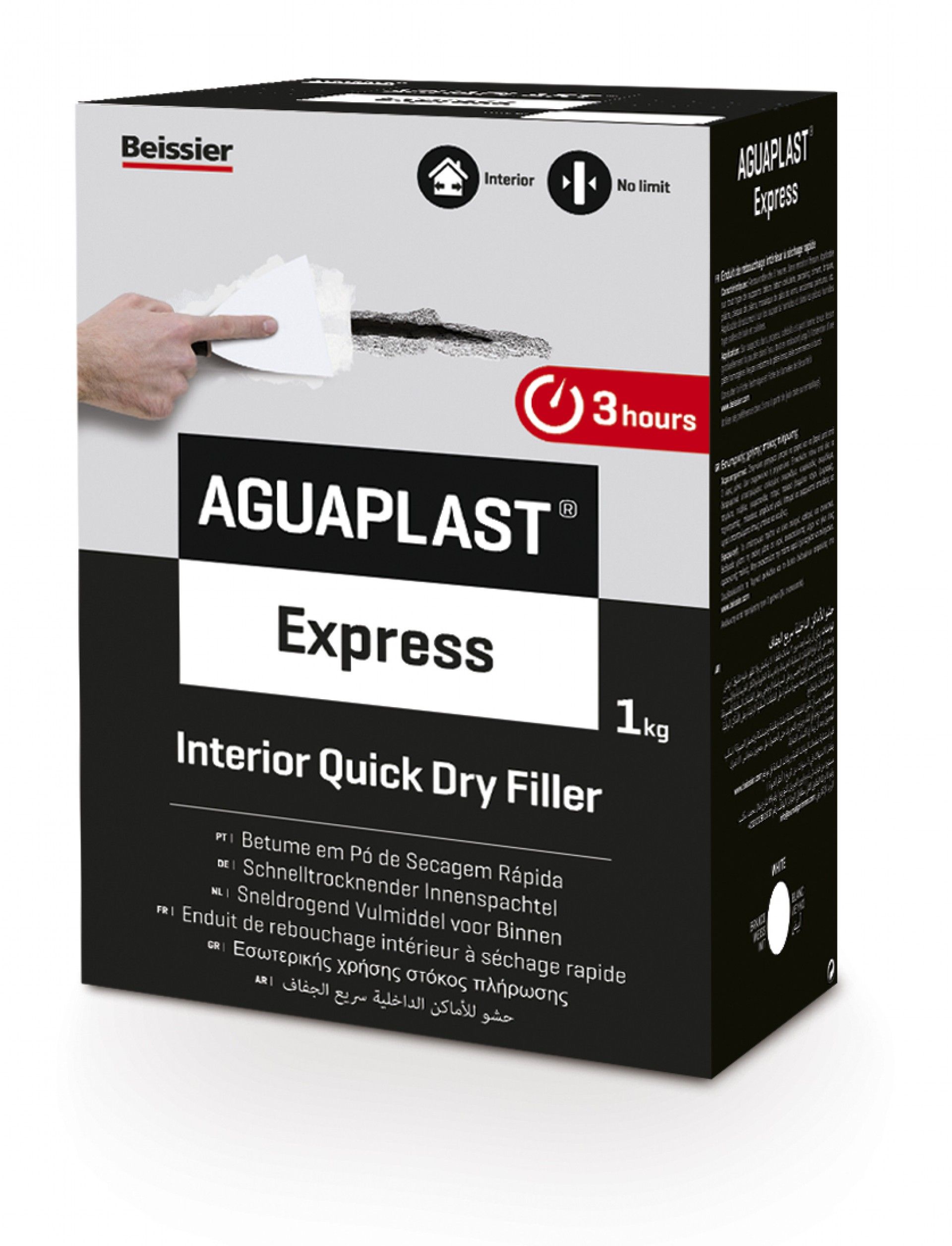 Massa AGUAPLAST Express Pó 1Kg