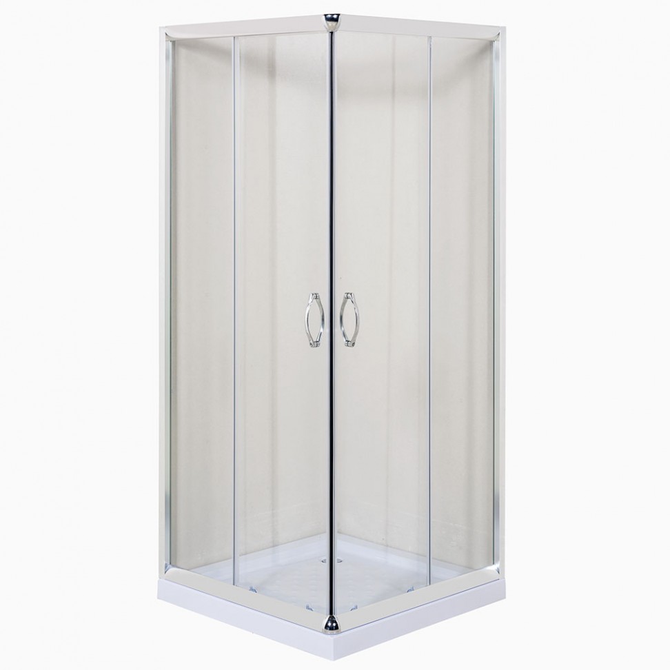 Cabine Duche Java Transparente 180x80x80cm; Perfil Cromado Cabine Duche Java Transparente 180x80x80cm; Perfil Cromado