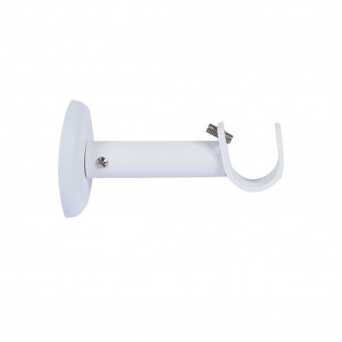 Suporte Frontal Branco para Varão Suporte Frontal Branco para Varão