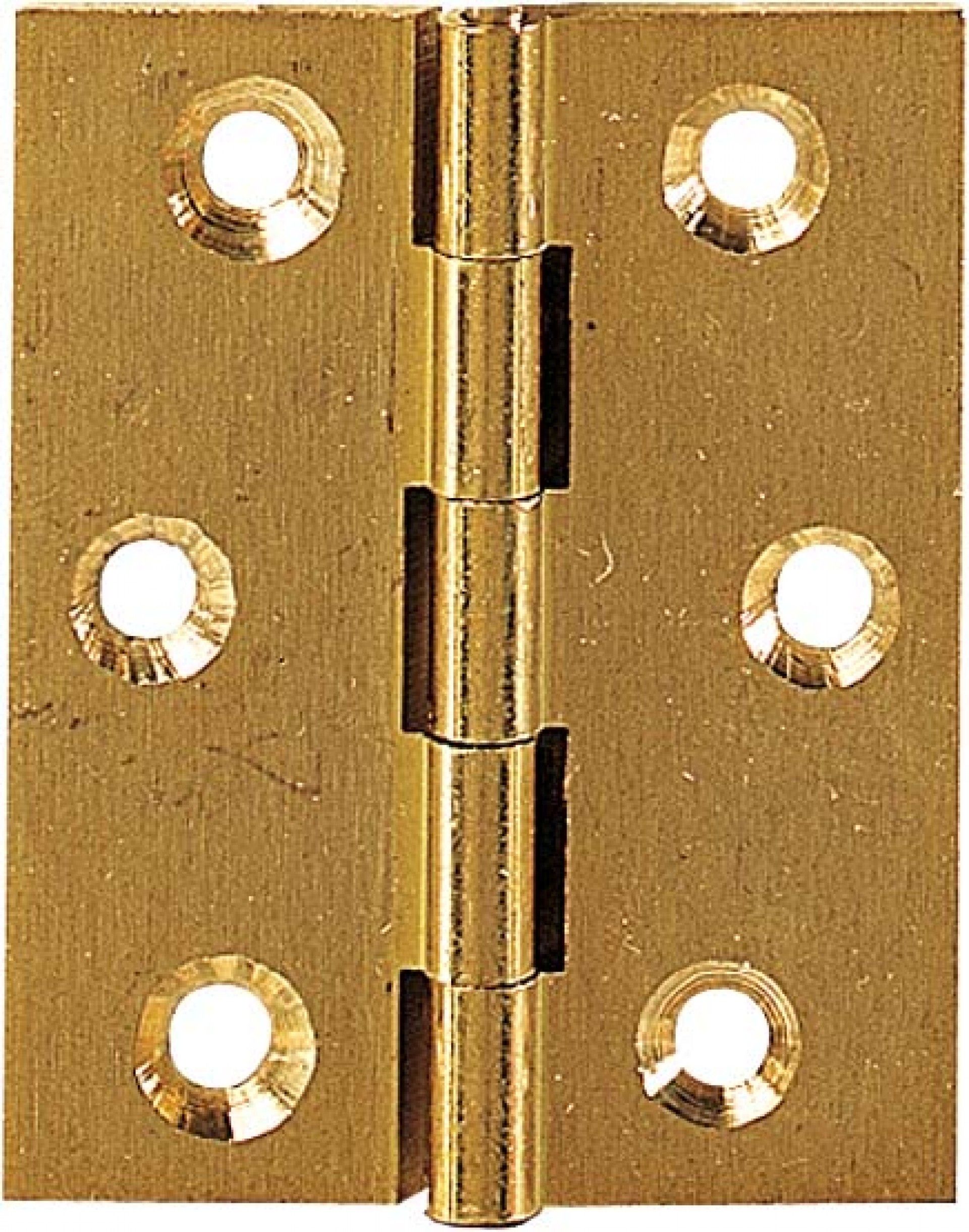 Dobradiça Fiel Latão Polido 40x30mm