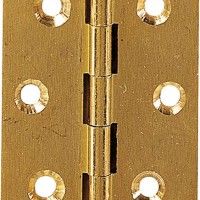 Dobradiça Fiel Latão Polido 40x30mm Dobradiça Fiel Latão Polido 40x30mm