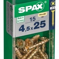 SPAX CP YELLOX 4,5x25mm S SPAX CP YELLOX 4,5x25mm S