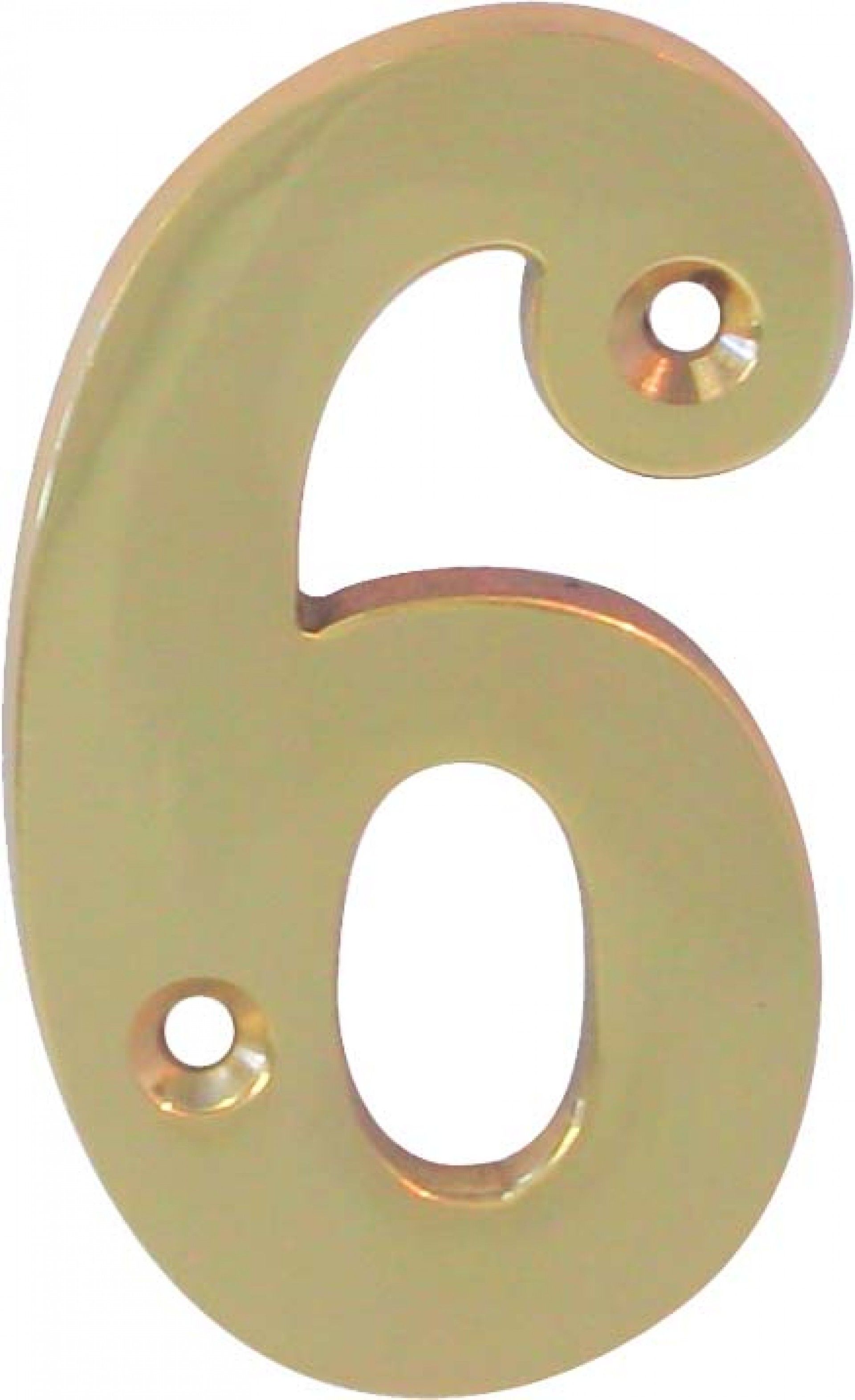 Algarismo 5 Latão Polido 65mm