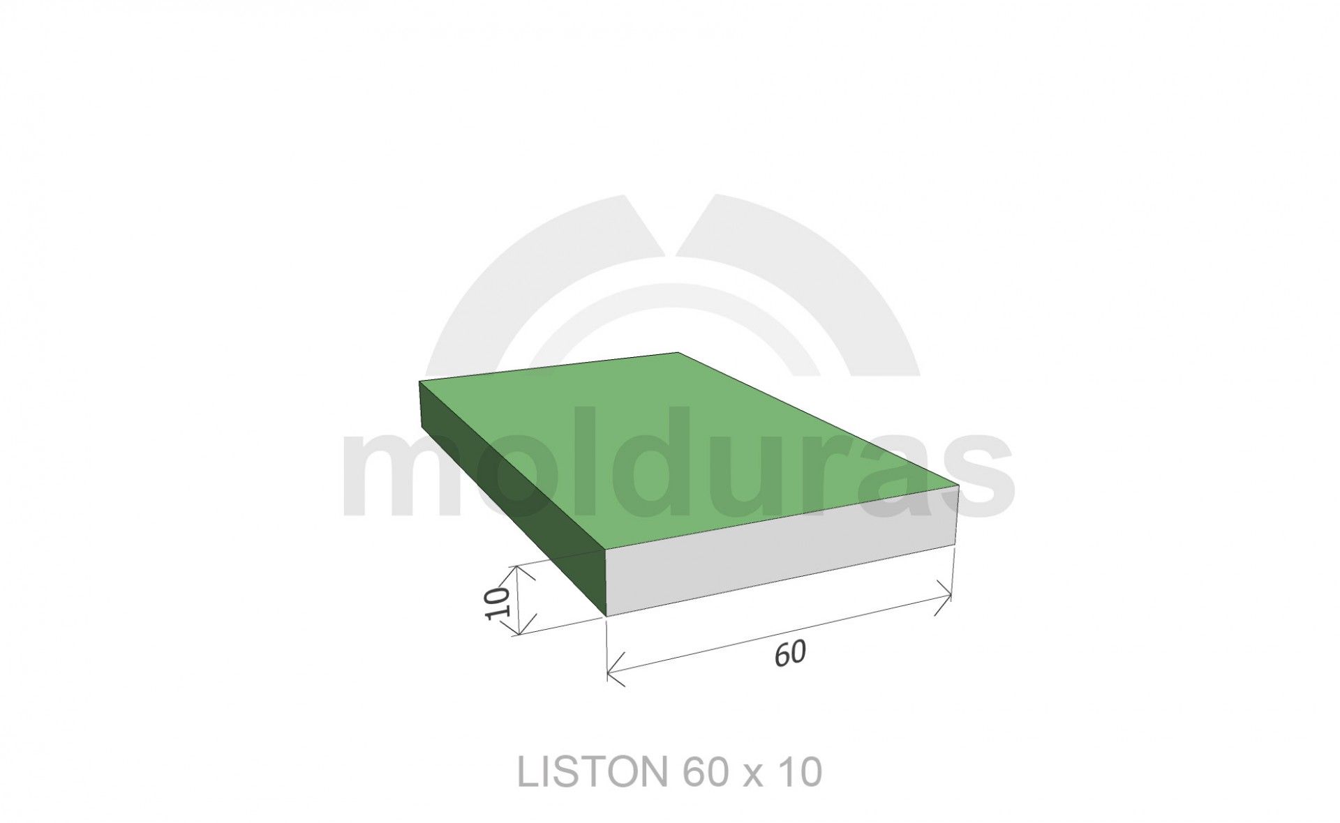 Ripa Abeto Aplainada 10x60x2400mm