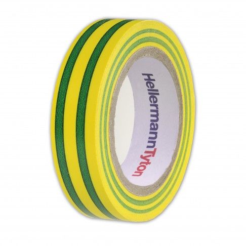Fita Isoladora 15mm 10m Amarela/Verde Fita Isoladora 15mm 10m Amarela/Verde