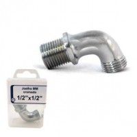 Joelho Macho-Macho 1/2'x1/2' Cromado Joelho Macho-Macho 1/2'x1/2' Cromado