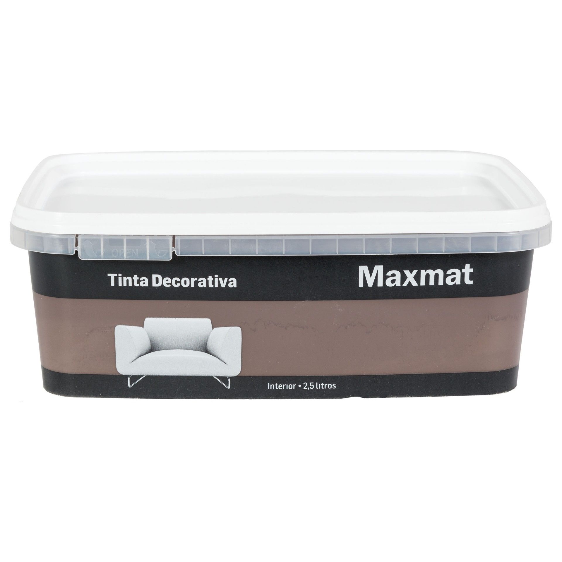 Tinta Decorativa 2,5L Castanho SãoTomé