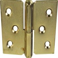 Dobradiça Móvel Direito Latão 50x40mm Dobradiça Móvel Direito Latão 50x40mm