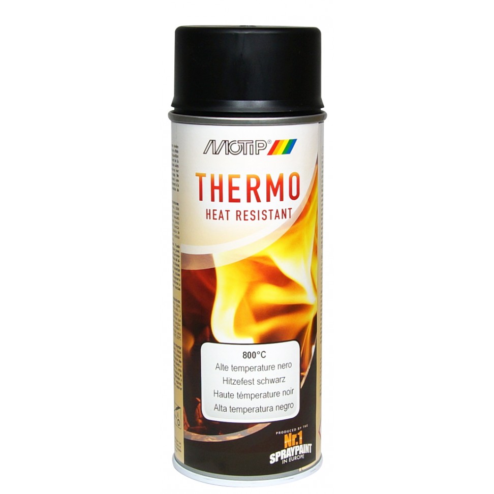 Spray Motip Alta Temperatura Preto Spray Motip Alta Temperatura Preto