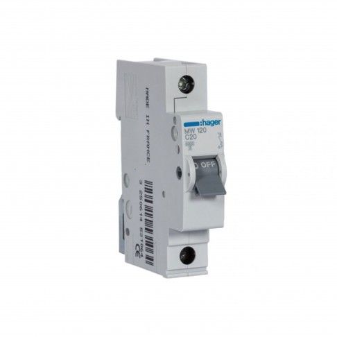 Disjuntor Hager 1p 3ka 20a Disjuntor Hager 1p 3ka 20a