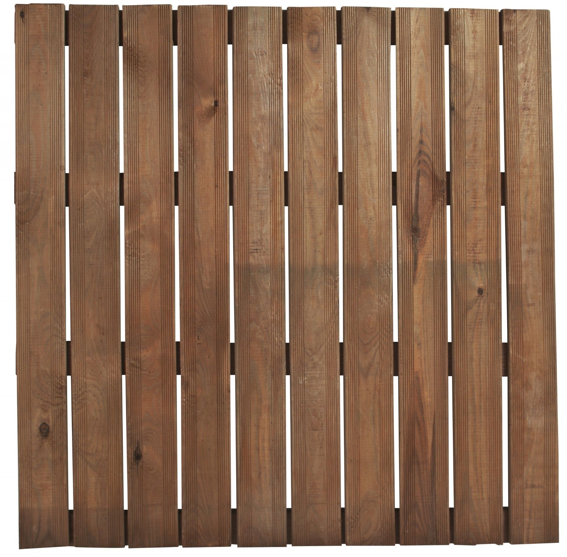 Placa de Chão 100x100x3,6cm Castanho