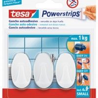 Mini Gancho Oval TESA Powerstrips (3 unid) Mini Gancho Oval TESA Powerstrips (3 unid)