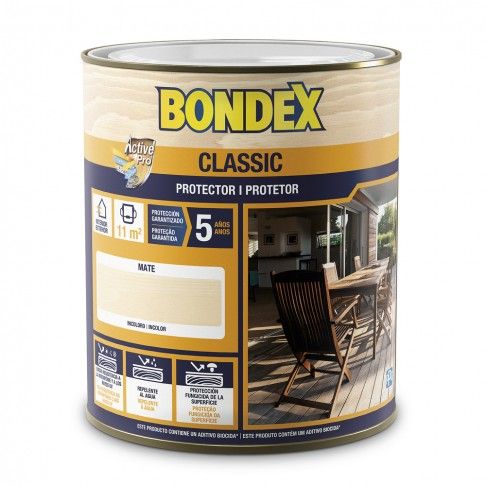 Velatura BONDEX Mate Incolor 0,75L Velatura BONDEX Mate Incolor 0,75L