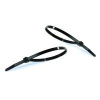 Abraçadeiras Serrilha 270x4,6mm Preto 100 unidades Abraçadeiras Serrilha 270x4,6mm Preto 100 unidades