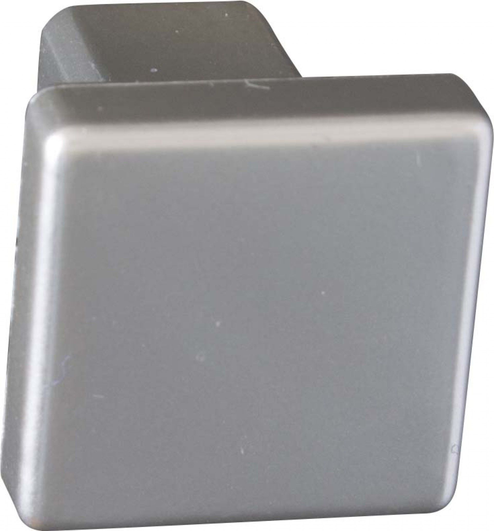 Puxador De Móvel Plástico Niquelado 20mm