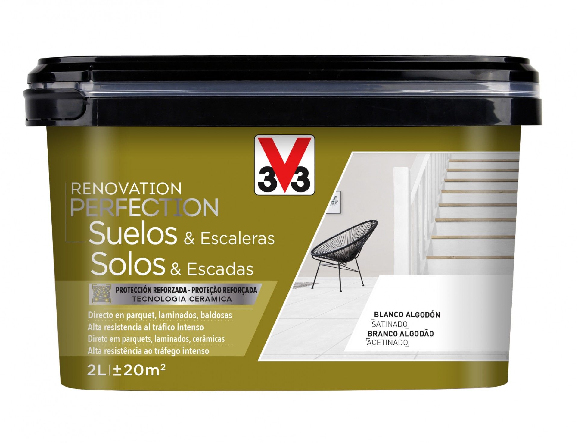Renova Solos Cerâmica Cinza Titânio 2L