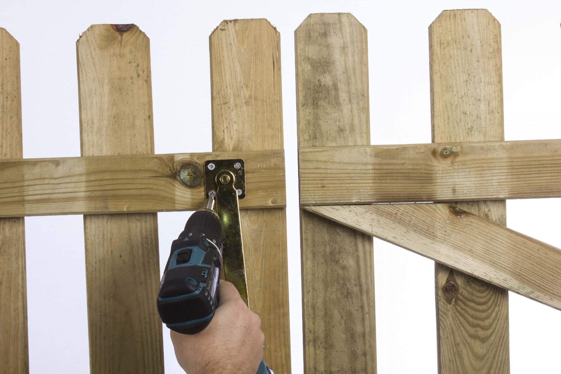 Fecho Cancela com 2 Sup. Preto 190mm