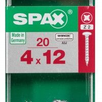 SPAX Cabe�a Redonda WIROX 4x12mm S